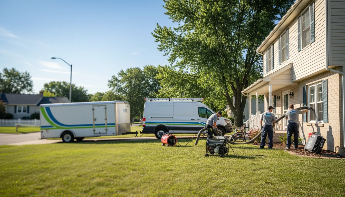 Flooded Basement Restoration And Cleanup With Repair in Graytown, OH near me